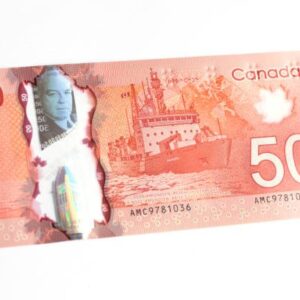 Alternative view of Fake 50 CAD Dollar Counterfeit Bills