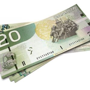 Alternative view of Fake 20 CAD Dollar Counterfeit Bills